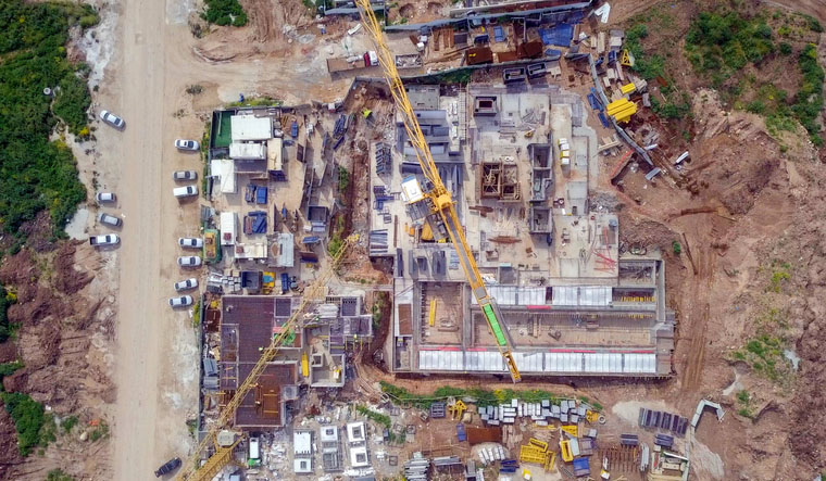 orthophoto drone suivi de chantier